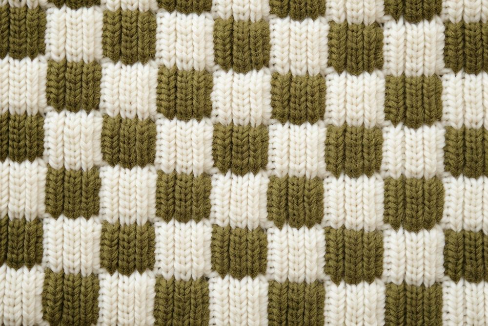 Checkered pattern knitted wool texture clothing knitwear.