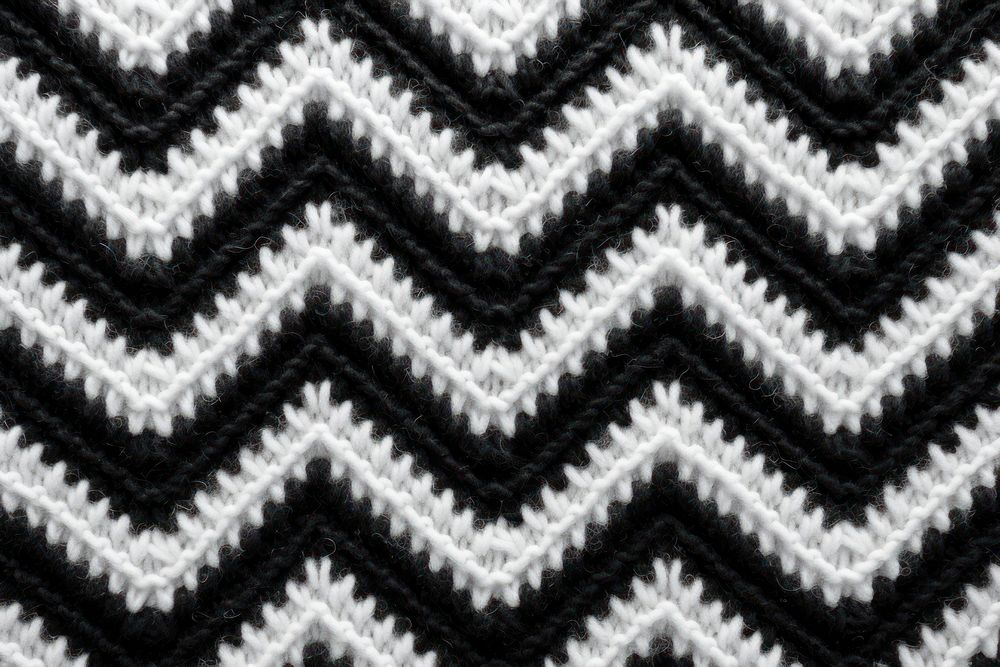 Chevron pattern knitted wool accessories accessory necklace.