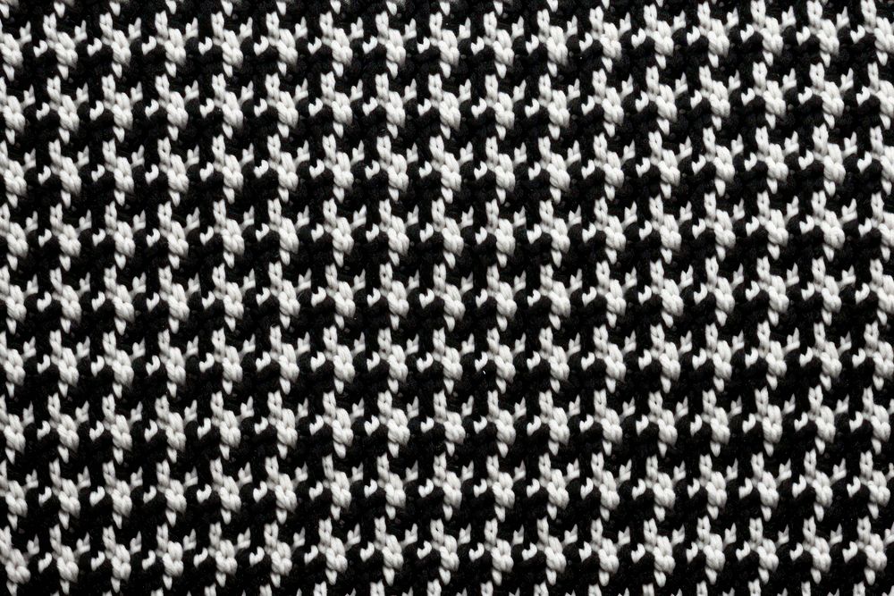 Houndstooth pattern knitted wool texture woven armor.