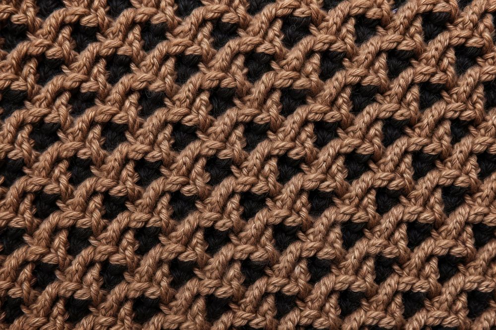 Checkered pattern knitted wool texture clothing knitting.