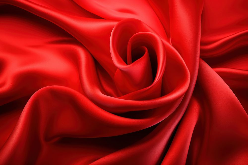 Fabric rose backgrounds silk red.