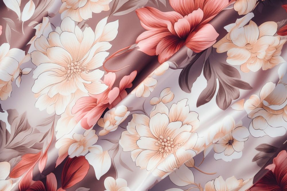 Floral pattern fabric texture backgrounds inflorescence fragility.