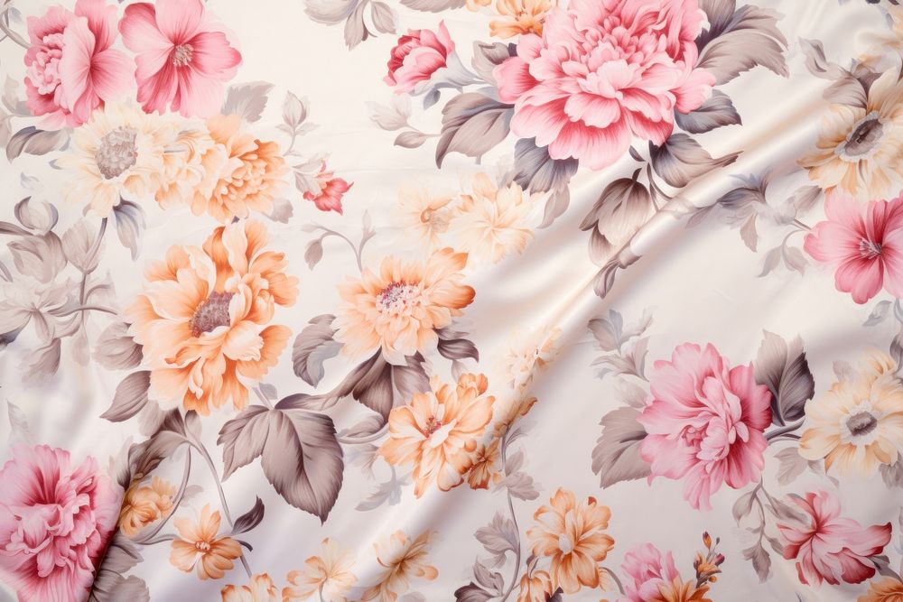 Floral pattern fabric texture backgrounds flower petal.