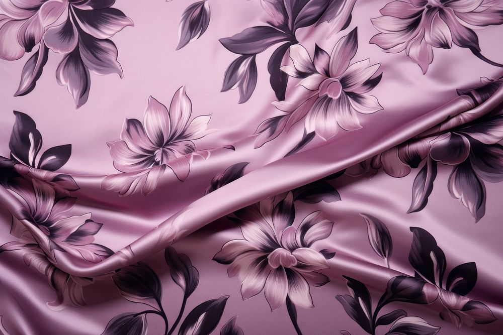 Floral pattern fabric texture backgrounds satin silk.