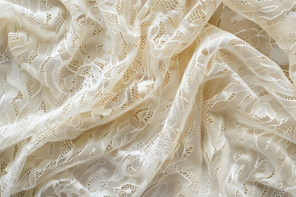 Lace backgrounds material flooring.