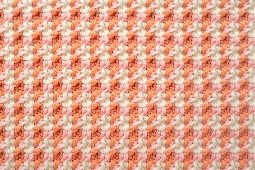 Houndstooth pattern knitted wool knitting person woven.