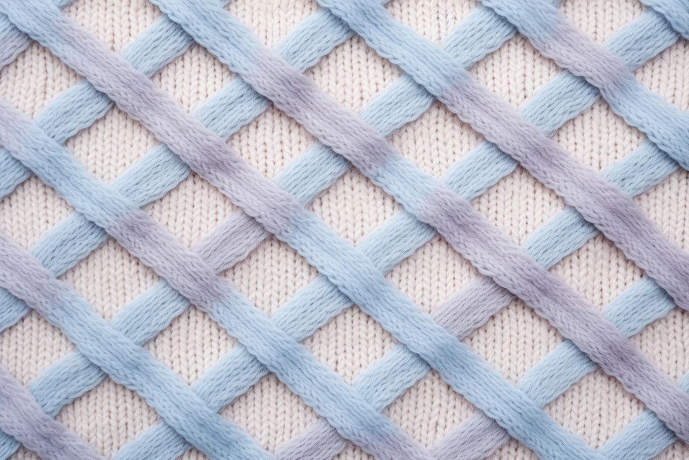 Checkered pattern knitted wool texture clothing apparel.