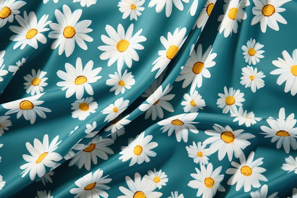 Pattern daisy mini fabric backgrounds flower petal.