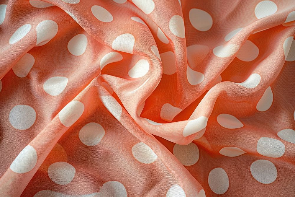 Polka dot backgrounds pattern silk.