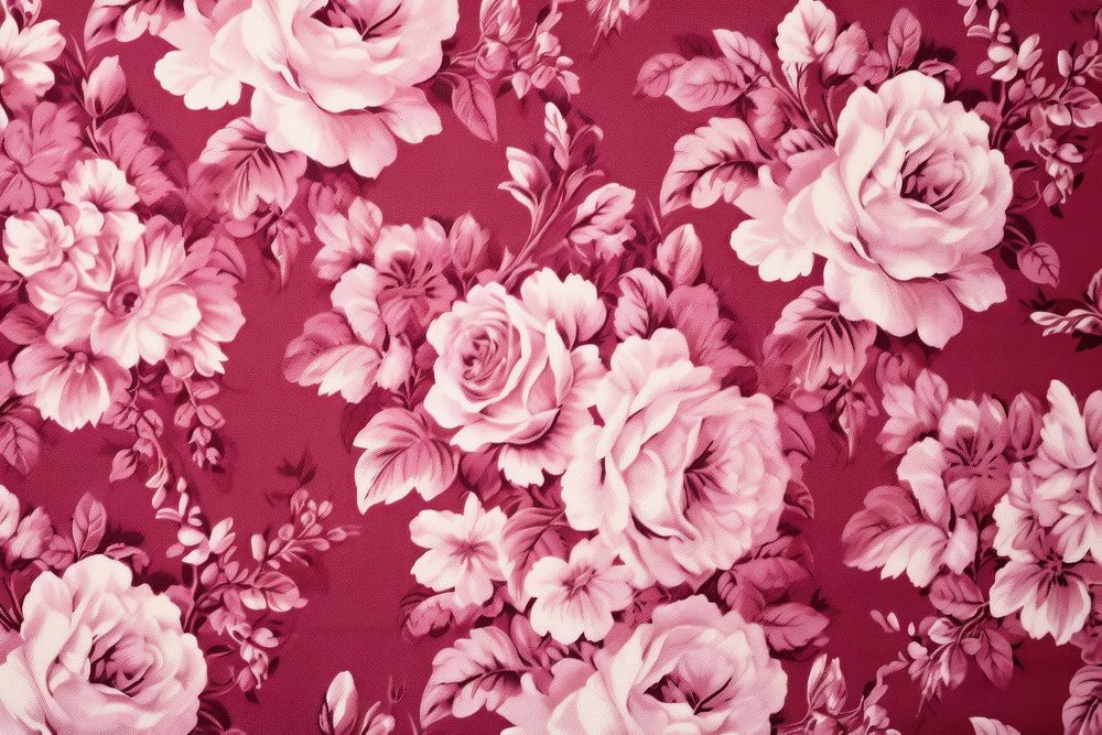 Rose pattern fabric texture backgrounds flower petal.