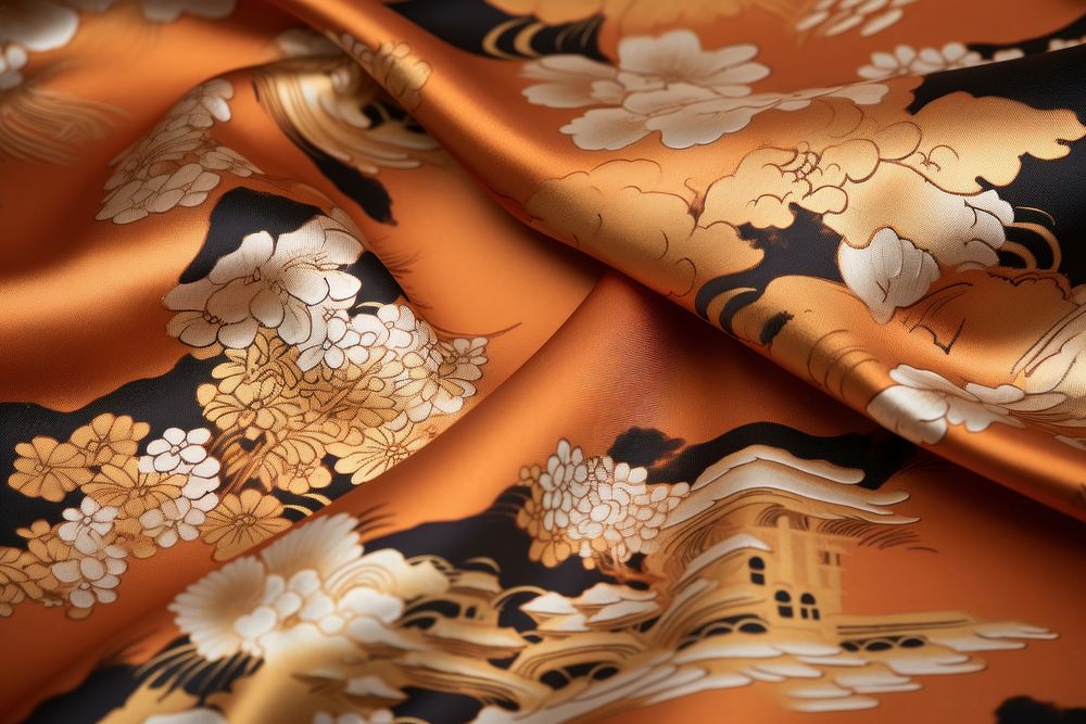 Shogun Castle pattern backgrounds tradition clothing.