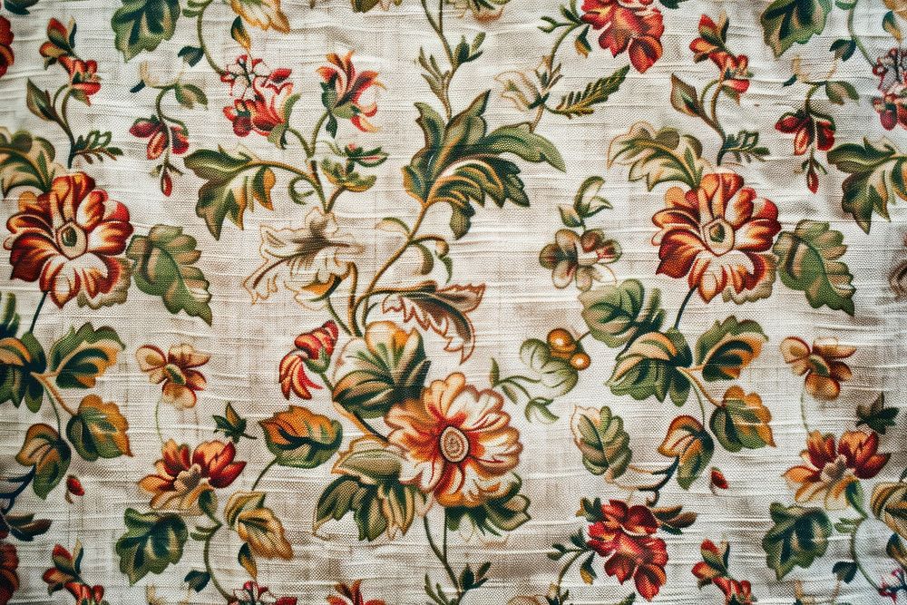 Vintage pattern backgrounds embroidery wallpaper.