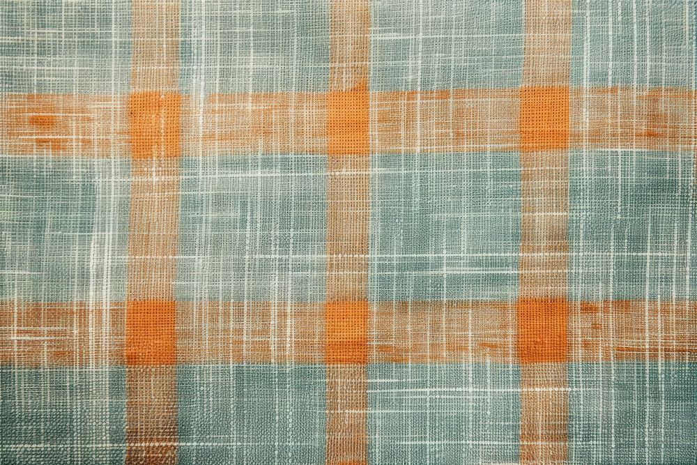 Grid pattern linen texture tartan woven.