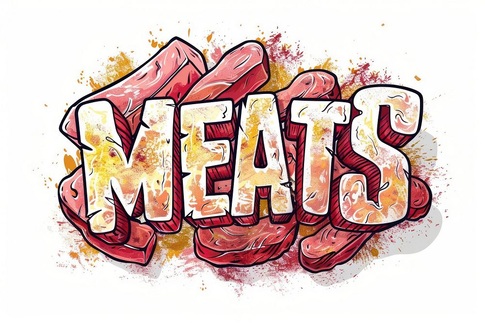 MEAT graffiti dynamite weaponry.