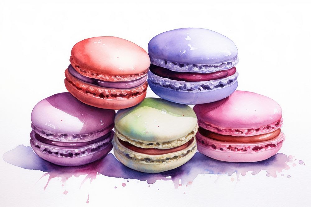 Macarons macarons confectionery sweets.