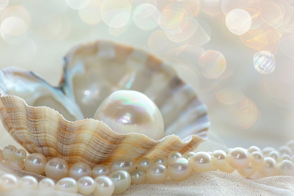 White pearl invertebrate accessories accessory.