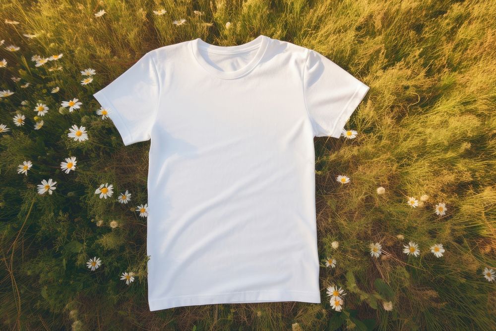 Blank tshirt mockup clothing apparel t-shirt.