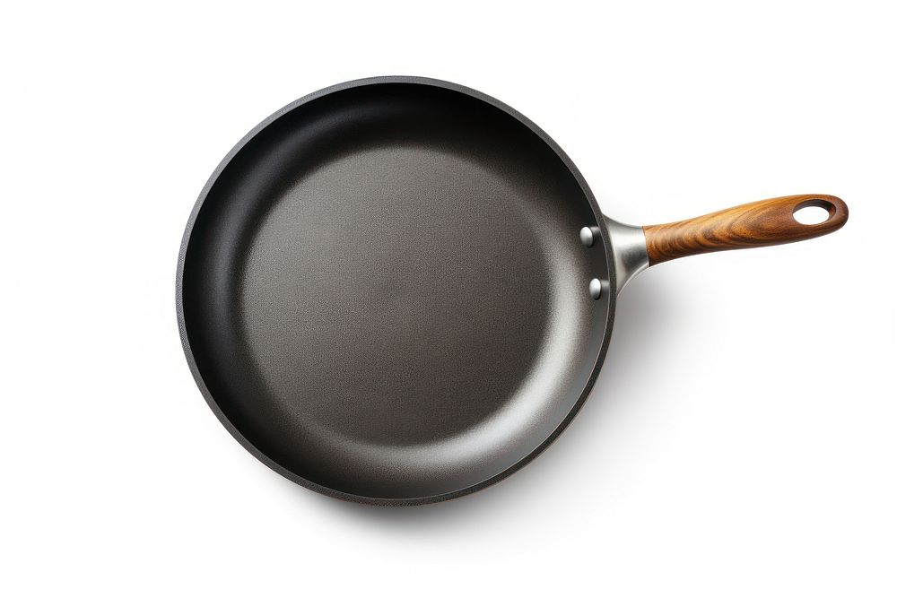 Frying pan wok white background frying pan.