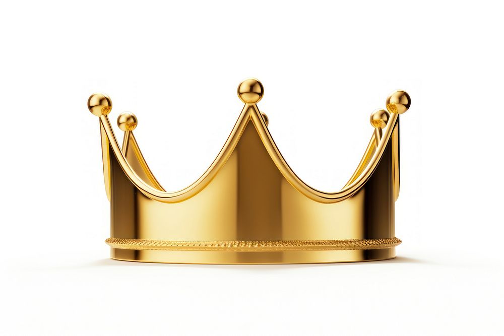 Gold Crown crown white background accessories.