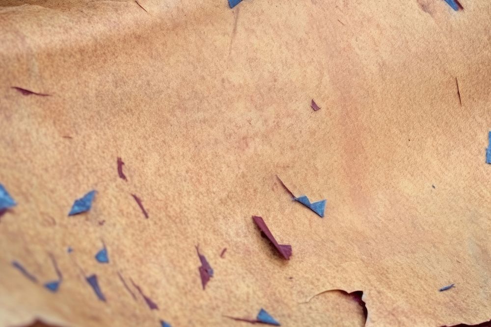 Plant fibre mulberry paper texture confetti blossom.