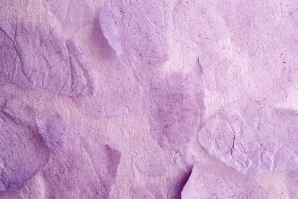 Plant fibre mulberry paper texture purple blossom.