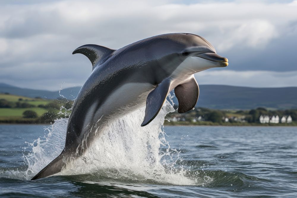 Beautiful Dolphin dolphin animal mammal.
