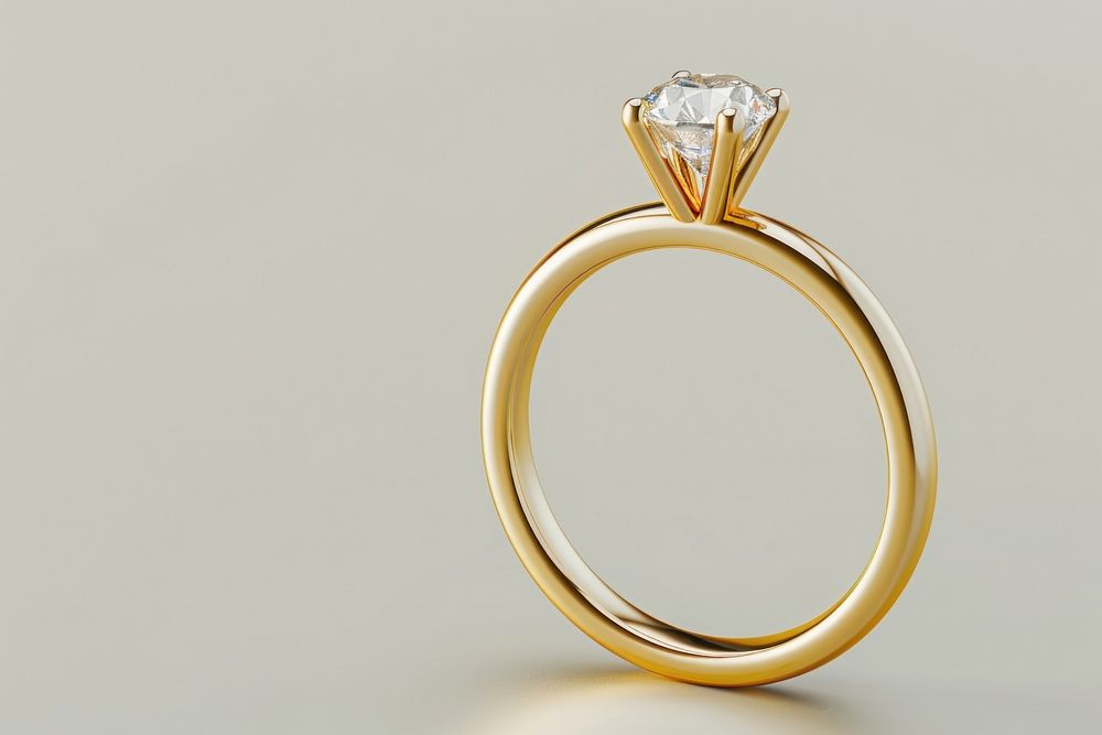 Jewelery diamond ring gold.