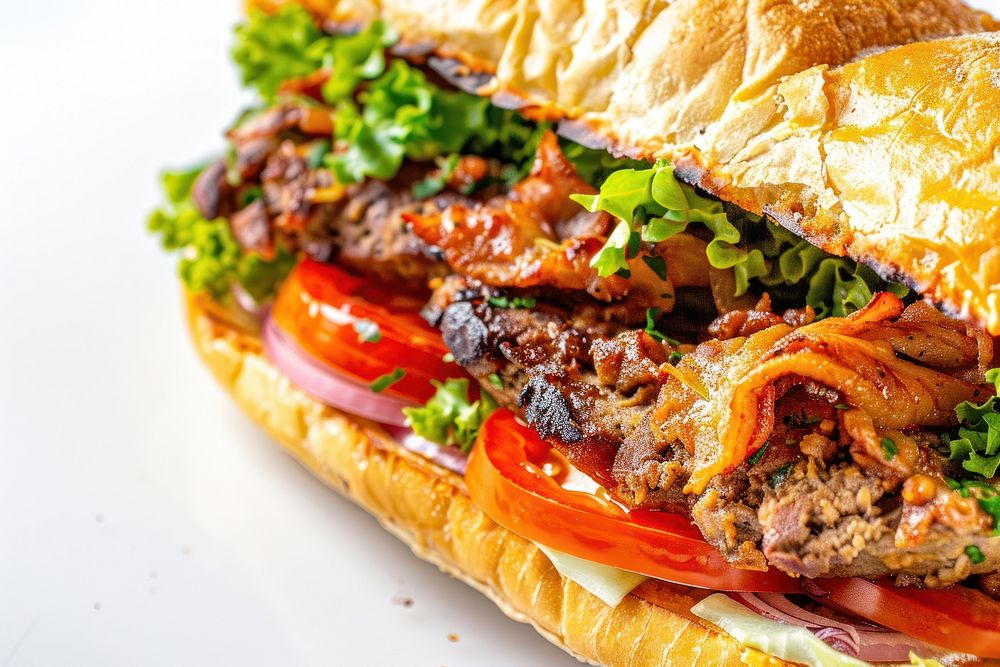 Kebab sandwich burger food meat.
