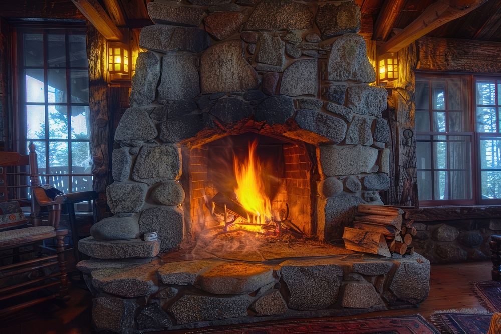 Fireplace furniture indoors hearth.