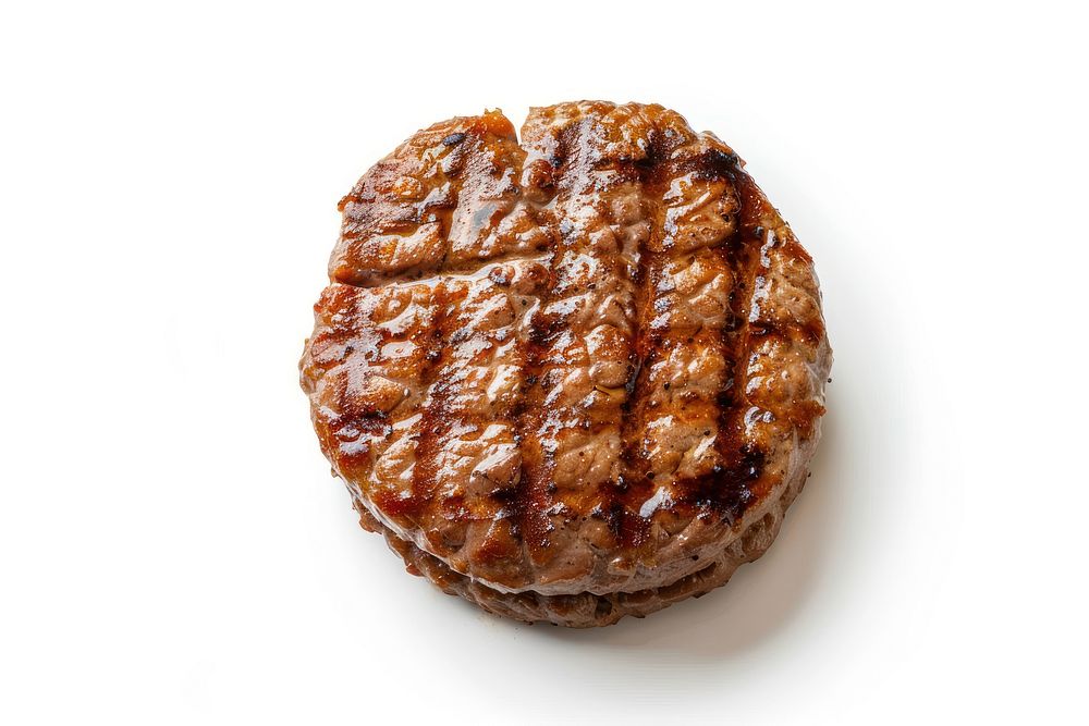 Grilled burger meat steak food pork.