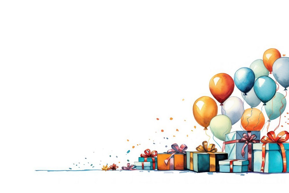 Balloon graphics painting art.
