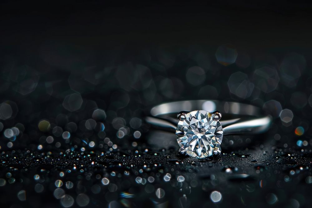 Jewellery diamond ring accessories.