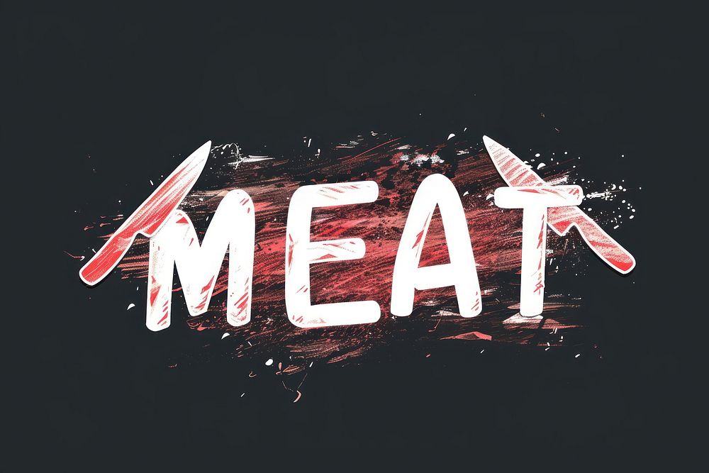 Logo of Butcher meat shop logo text weaponry.