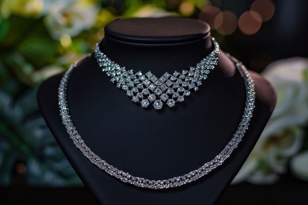 Necklace necklace diamond accessories.