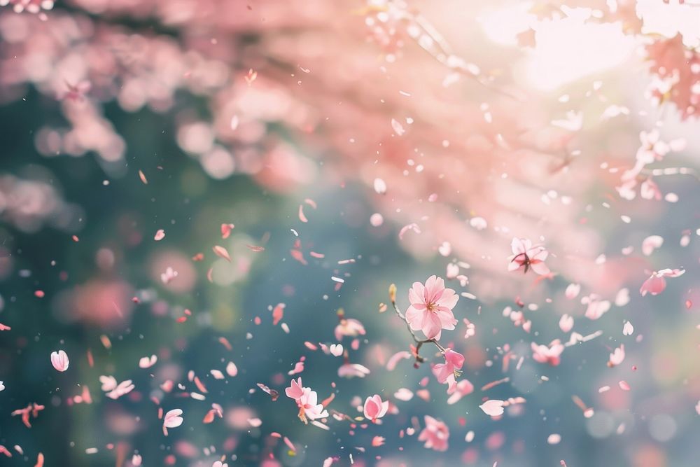 Sakura leaves outdoors blossom flower.