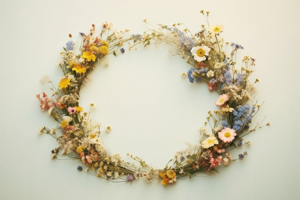 Wildflowers wreath frame accessories accessory blossom.