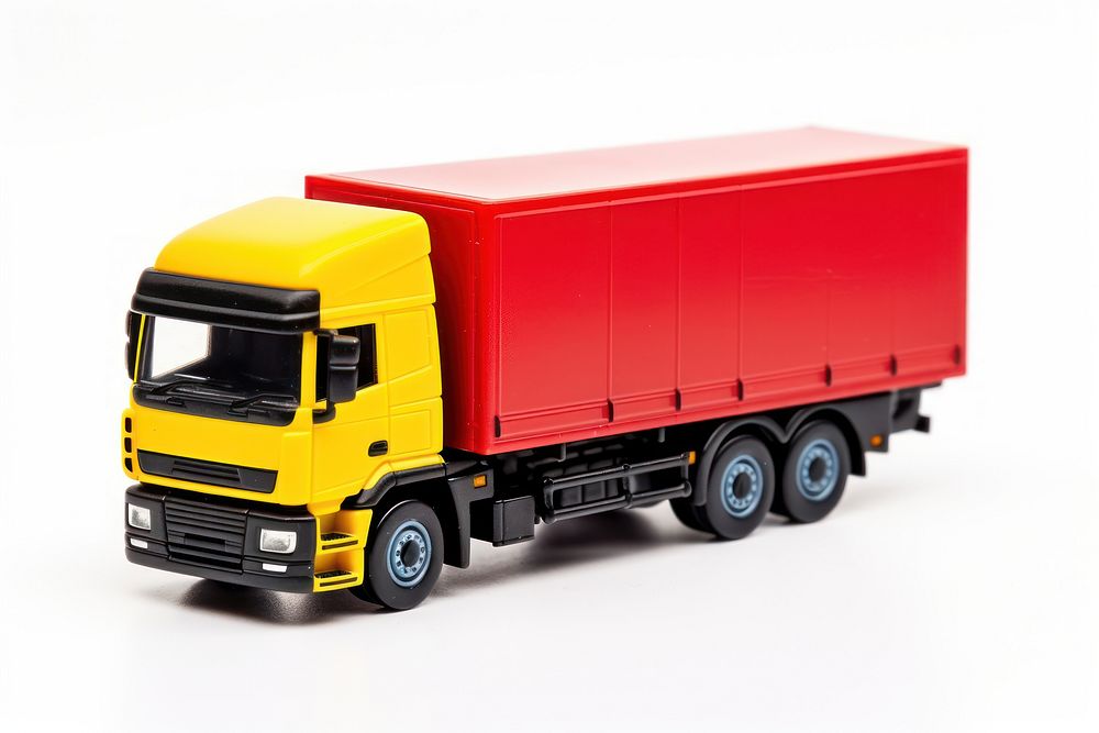 Articulated lorry vehicle truck toy.