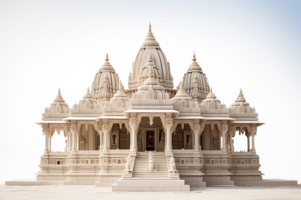 India temple architecture cathedral building.