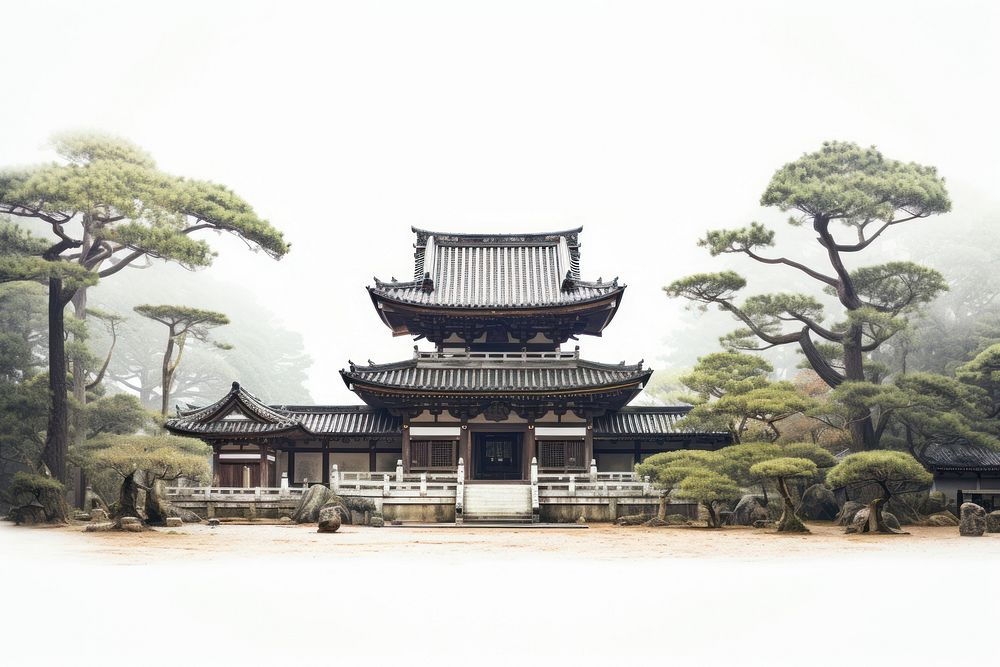 Japan temple architecture building landmark.