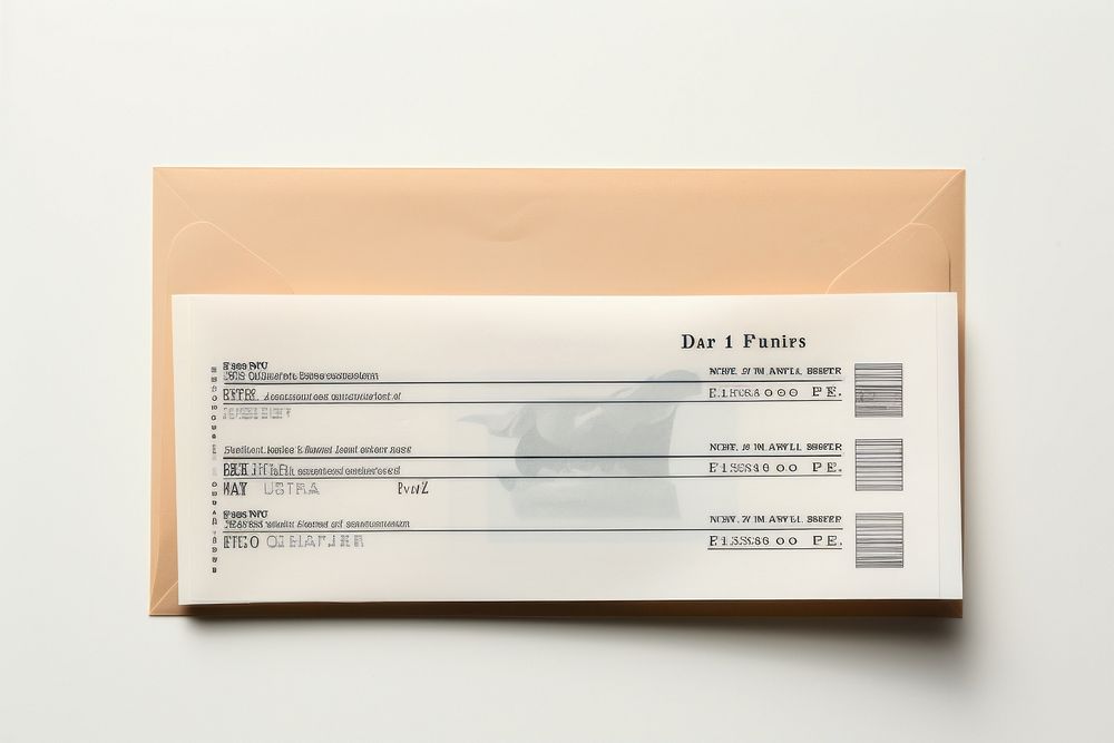 Past due bill in an envelopes document paper text.