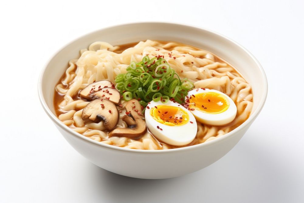 Udon ramen dish food meal.
