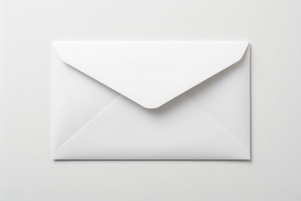 White Envelope envelope paper white background.