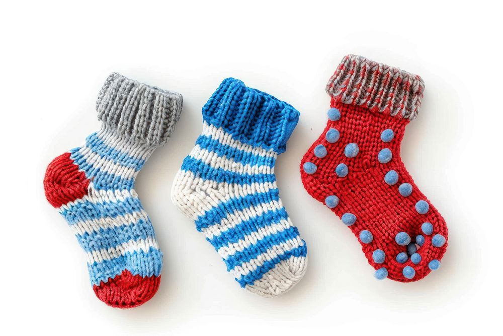 Newborn baby socks christmas clothing festival.