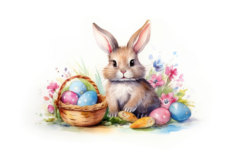 Easter bunny animal mammal cute.