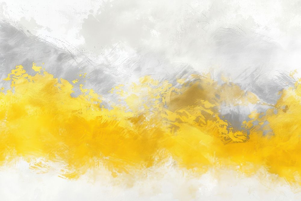 Gold and white backgrounds painting outdoors.