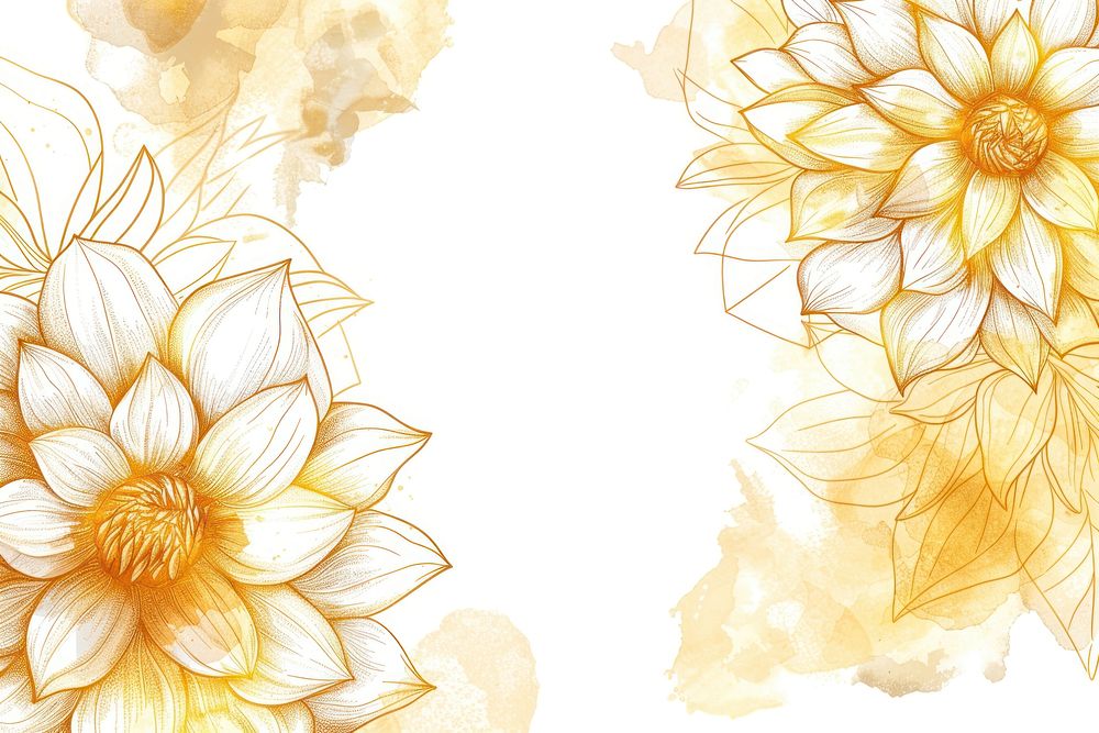 Dahlia frame backgrounds pattern flower.