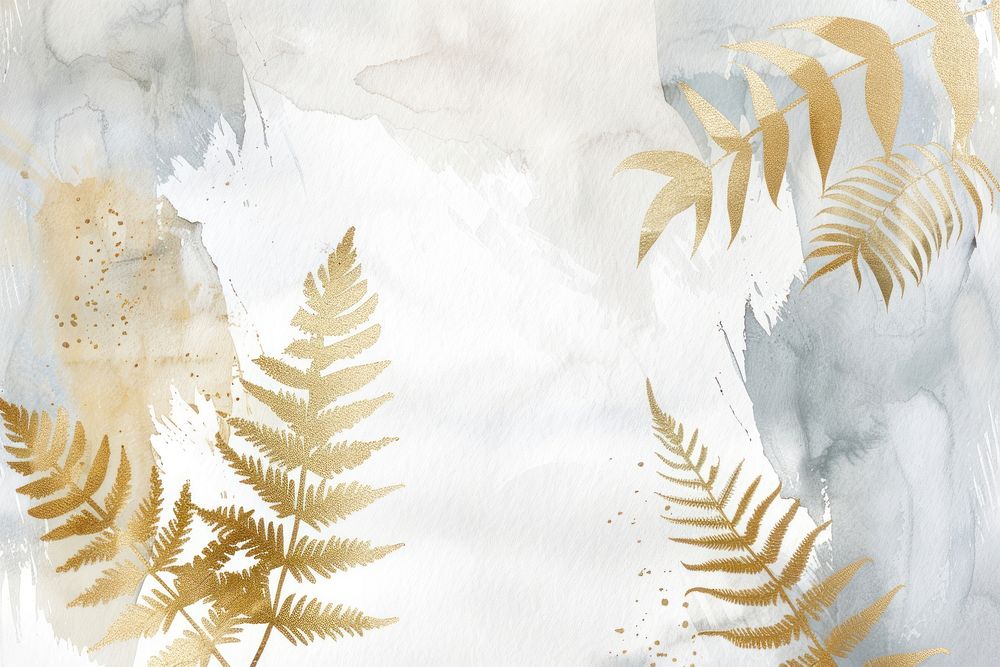 Fern backgrounds painting pattern.