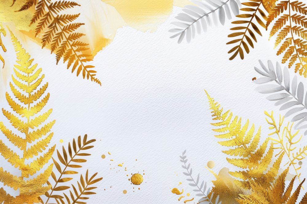 Fern lraves backgrounds outdoors pattern.
