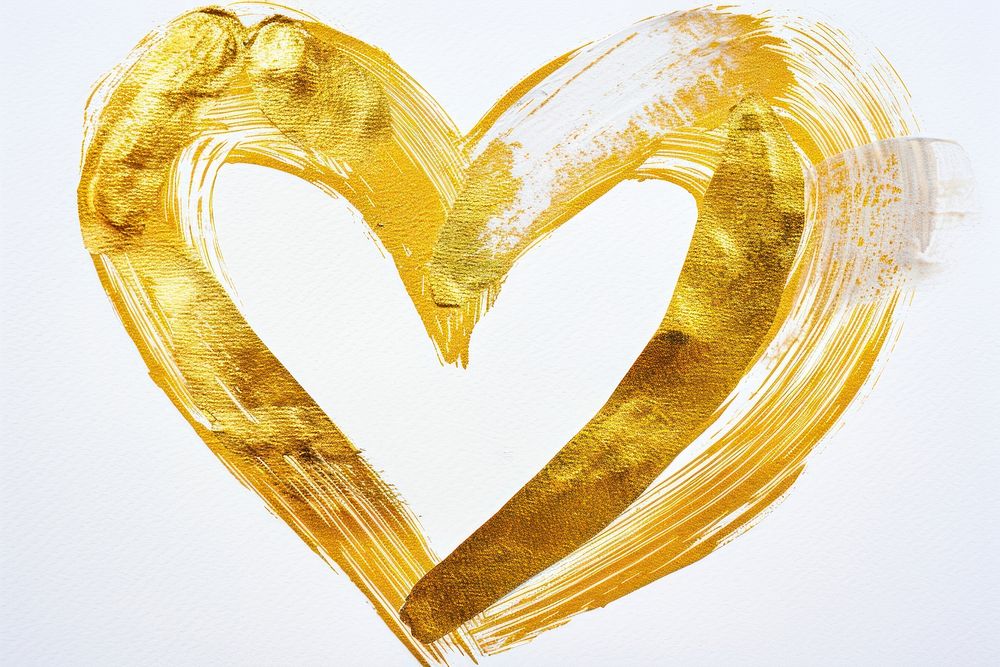 Heart border gold backgrounds heart.