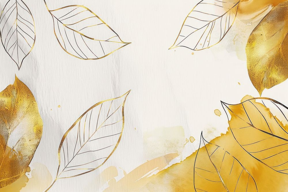 Leaf backgrounds pattern drawing.